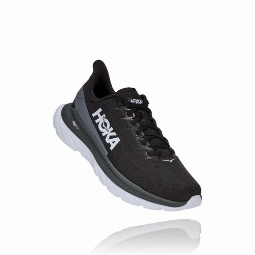 Hoka One One MACH 4 Vegan Shoes For Men India Black IN-7058